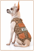 Dog Jumper – Brown Designer-Style Overalls
