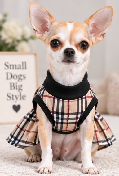 Product Description – Plaid Dog Dress