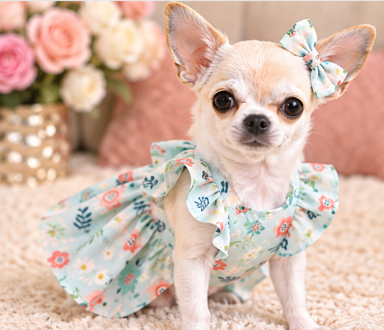 BCF Floral Princess Dog Dress