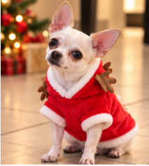 Santa Claus Christmas Dog Hoodie 🎄🐾