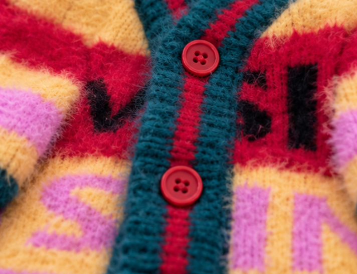 Dog Coat – Colorful Knit Sweater