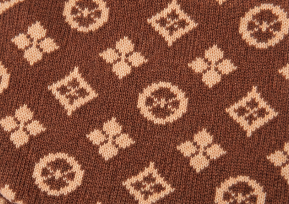 Dog Sweater – Brown & Blue Designer-Style