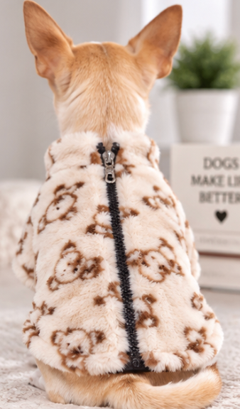Product Description – Plush Dog Jacket