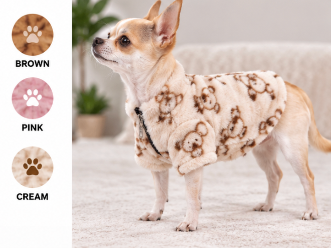 Product Description – Plush Dog Jacket
