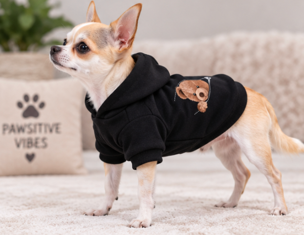 Cozy Teddy Bear Dog Hoodie