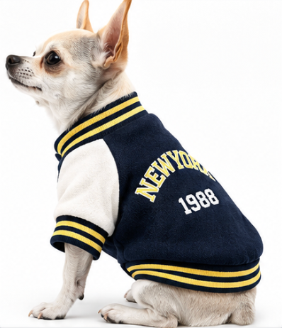 NEWYORK 1988 Classic Varsity Jacket for Dogs