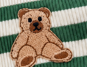 Striped Teddy Bear Dog Shirt Description
