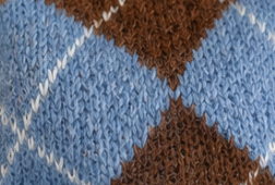 Argyle Knit Dog Sweater Description