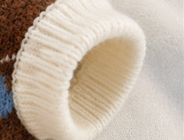 Argyle Knit Dog Sweater Description