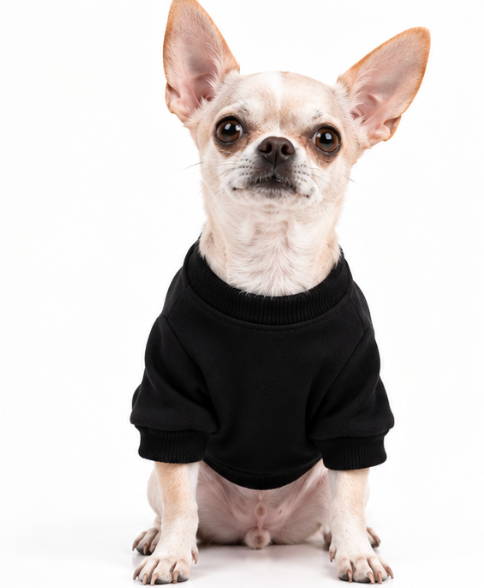 Product Description – Stylish Black Dog Sweatshirt