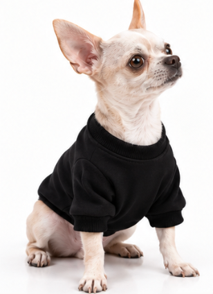 Product Description – Stylish Black Dog Sweatshirt