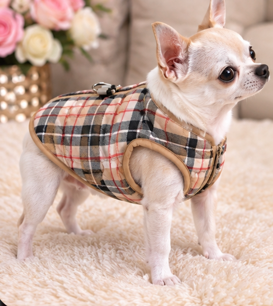 BCF Classic Plaid Dog Coat