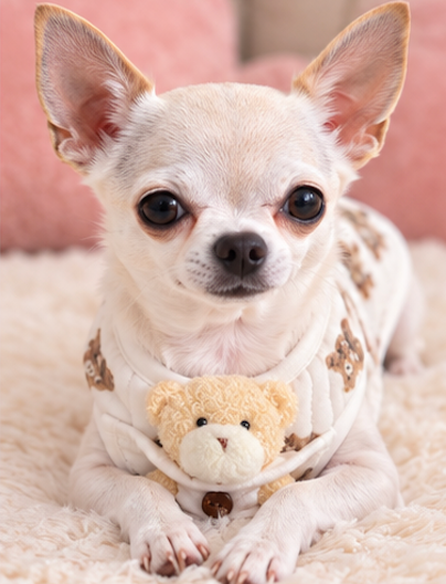 BCF Teddy Bear Quilted Dog Vest
