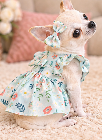 BCF Floral Princess Dog Dress