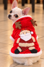 Santa Claus Christmas Dog Hoodie 🎄🐾