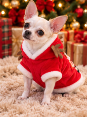 Santa Claus Christmas Dog Hoodie 🎄🐾